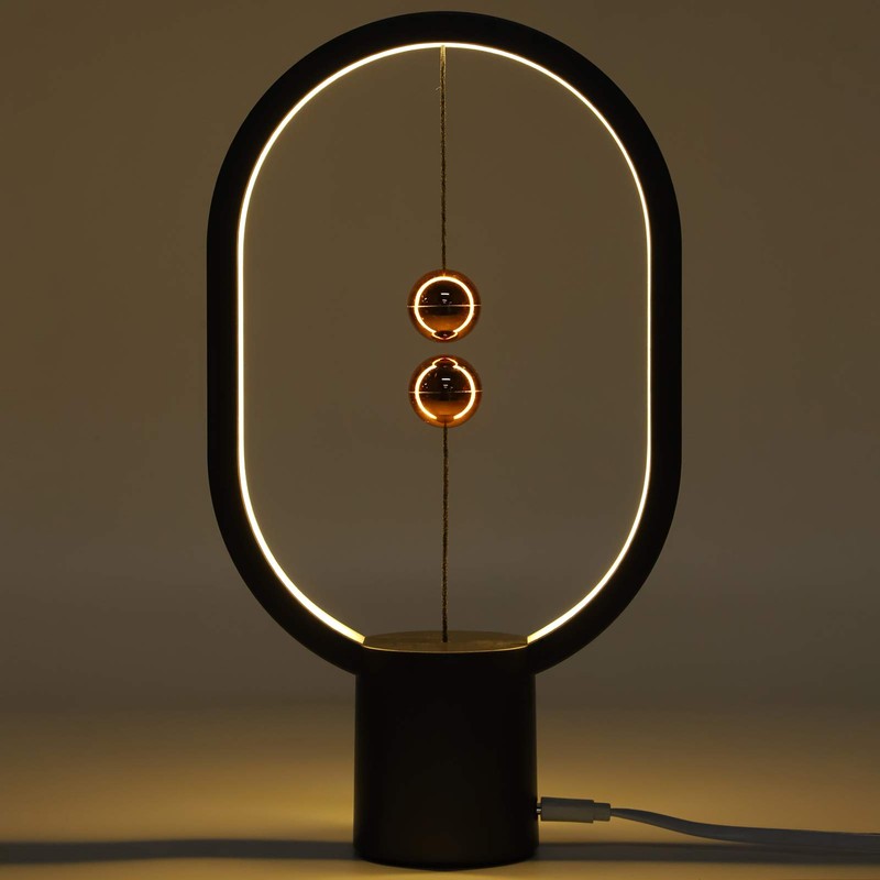 HURRISE Night Light LED Desk Lamp with 2 Hanging Balls