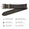 Benchmark Basics Leather Watch Band - Zulu Crazy Horse Oiled