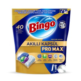 Bingo Akıllı Kapsül Pro Max Bulaşık Makinesi Deterjanı Tableti 40'lı