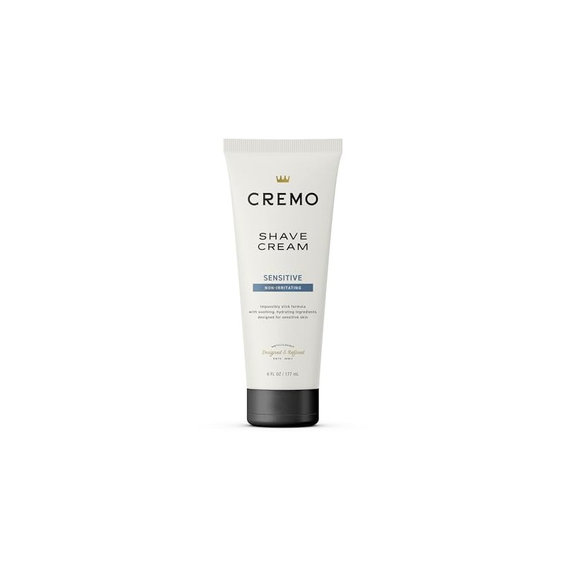 Cremo Sensitive Shave Cream, Astonishingly Superior Ultra-Slick Shaving Cream for
