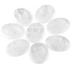 mookaitedecor Rock Crystal Thumb Stone Crystal Gemstone Massage Stone with