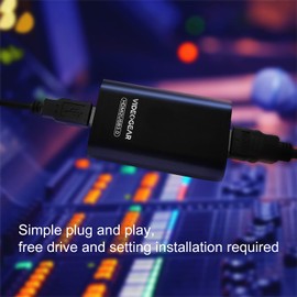 USB3.0 Capture Card for Church Live Stream with Uncompressed 1080P 60hz/ YUY2/ HDMI to USB 3.0(Gen1), Video Capture Cards with Ultra-Low Latency