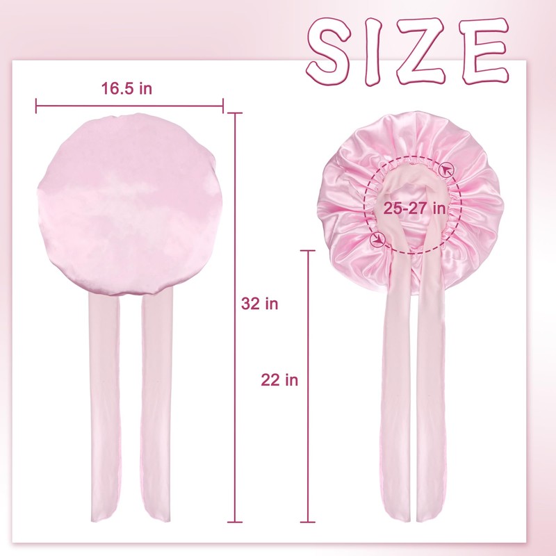 Silk Bonnet For Sleeping For Women Double Layer Satin Bonnet