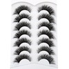 Pooplunch False Eyelashes Fluffy Cat Eye Look Clear Band Wispy