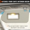 Sun Visor with Light for 2013-2018 Nissan Pathfinder, 2014-2017 Infiniti