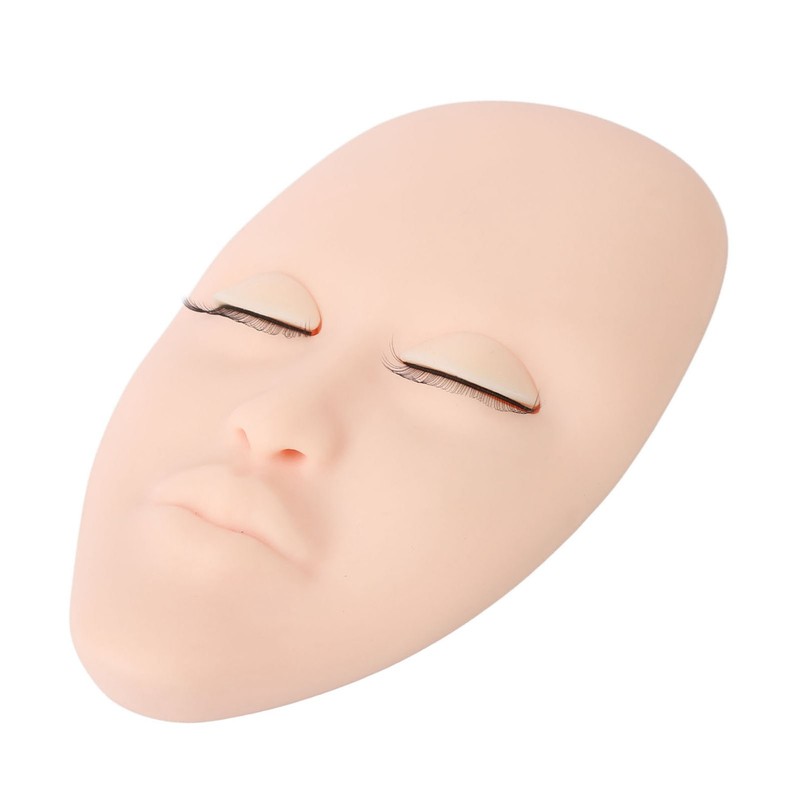 Lash Mannequin Head Eyelash Extension Practice Doll Head with 3
