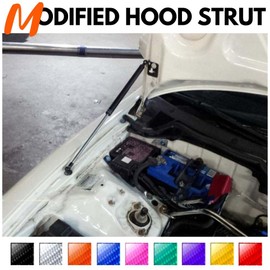 TENKIDOM Carbon Fiber Hood Struts Compatible with Acura Integra DC2 1994-2001 Shock Lift Supports Gas Dampers Bonnet Springs Kit No-Drill Bolt-on