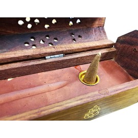 You International Box Incense Holder, 11.8 x 2.2 x 2.4 inches (300 x 55 x 60 mm)