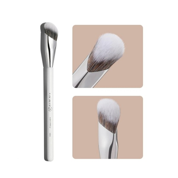 ALBEAUT Concealer Brush, Angled Under Eye Makeup Small Foundation Precision