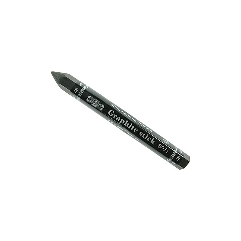 Koh-I-Noor 33897104 Progresso Jumbo Woodless Graphite Pencil 4B, Grey