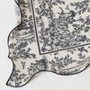 Hazzys (대구신세계)25SS뜨왈드주이 Toile de Jouy 네이비 삼각링 러플 실크 스카프(링포함)