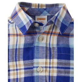 Gymboree,and Newborn 2 Piece Special Occasion Outfit, Top and Pant Set,Navy Check,9-12 Months