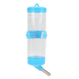 Agua de Conejillo de Indias, Dispensador Automático de Botellas de Agua para Hámster sin Goteo Bebedero para Hámster para Animales Pequeños (azul)