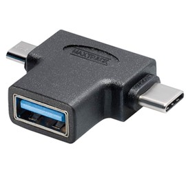 Sat-Fox USB C Adapter to USB 3.0 2 in 1 Micro USB to USB 2.0 OTG