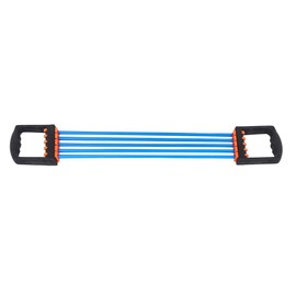 Yosoo Chest Expander Puller, Large Pectoral Muscle Training, Pectoral Resistance Device, Rubber Grip, 5 Tube Belt, Muscle Training, Soft, Shaping, Stress Relief, Pectoral, Arm, Shoulder, Back, Wrist,
