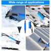 JLTXKST 2-in-1 Snow Brush with Ice Scraper, Car Ice Scraper,