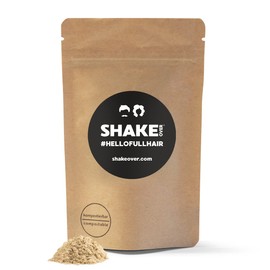 SHAKE OVER Vegan Hair for Hair Thickening, Zinc-Enriched Fibres, High-Quality Hair Shedding, Made in Europe (30 g (Refill), Light Blonde)
