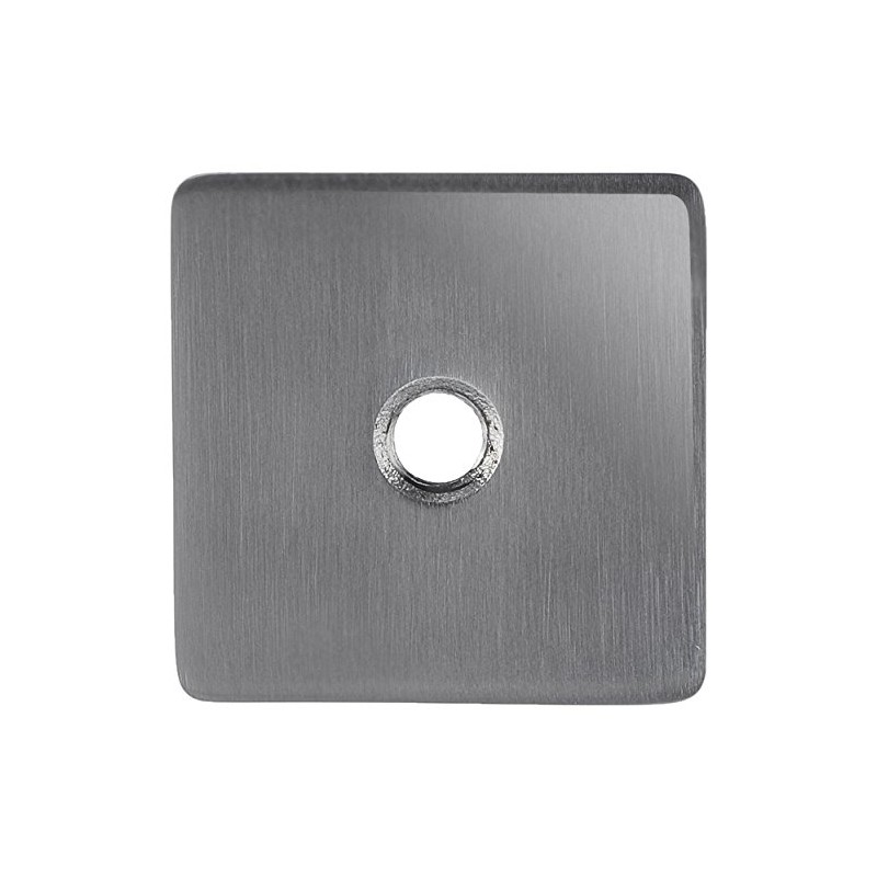 Croso End Cap Polished Square Hollow with Mittelbohrung M8 40