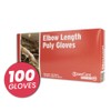 American Health Service Royal Disposable Elbow Length Poly Gloves, 21.5