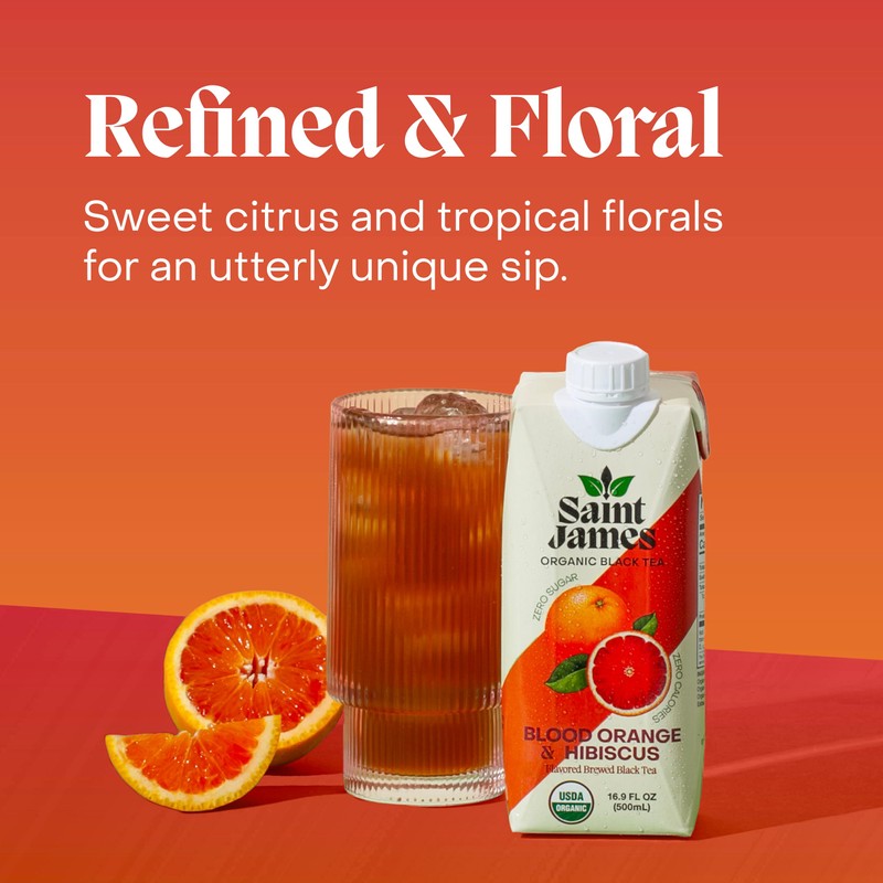 Saint James Iced Tea | Organic Black Tea | Organic,