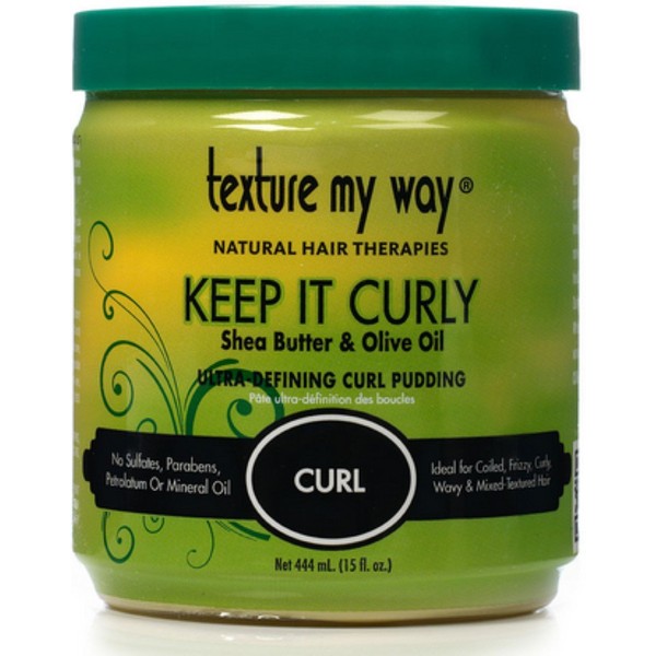 Texture My Way Keep It Curly Ultra Defining Curl Pudding, 15 Ounce