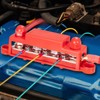 Spurtar 12V Bus Bar Power Distribution Block 4X 3/8'' M10