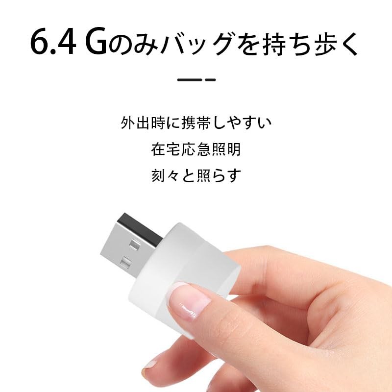 FamGift USB Mini Night Lamp, Lightweight and Easy to Carry