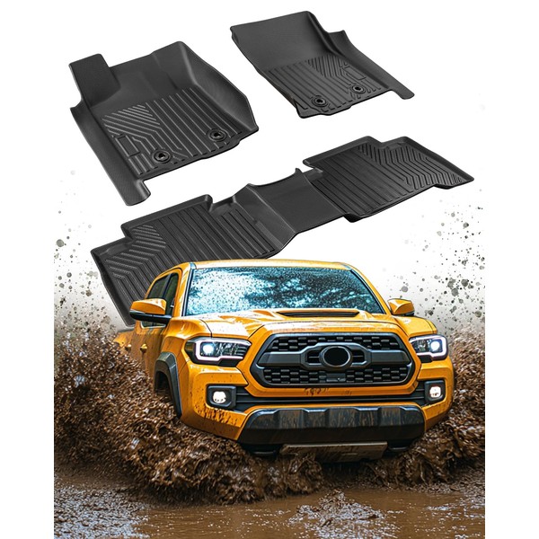DrCarNow for Toyota Tacoma Floor Mats 2016-2021 2022 2023 (Only