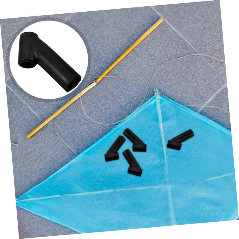 Kisangel 12pcs Plastic Kite Frame Connectors Rod Connectors for Kite