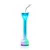 Fun Central 17 oz Blue LED Flashing Yard Glass with
