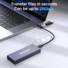 M.2 NVME SSD Enclosure, USB 3.2 Gen2x2 20Gbps Hard Drive