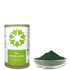 algova Organic Spirulina Powder Food Additive for Horses, Dogs, Cats, Shrimp, Fish, Natural Algae Powder with High Vitamin and Mineral Content, Barf (500 g)