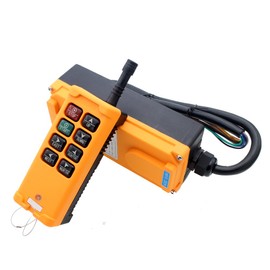 8 Key Industrial Remote Control Wireless Hoist Crane Push Button Switch 1 Transmitter +1 Receiver (AC/DC 12-24V)