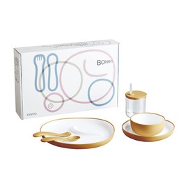 KINTO 26390 BONBO 6 pcs Set, Yellow, Kids, Baby Gift