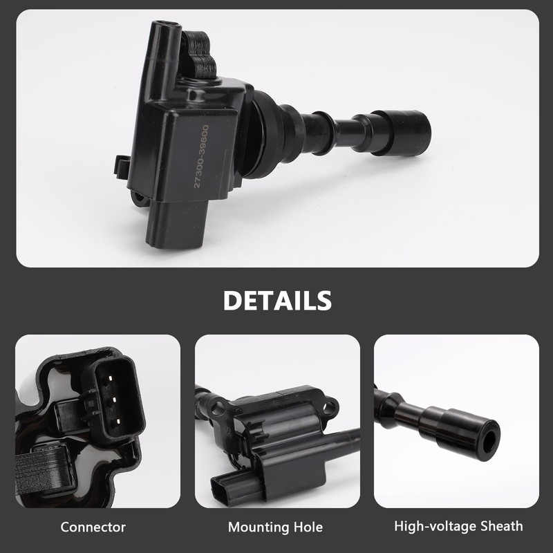 UF431 OEM Ignition Coil - Compatible with Kia 2003 2004