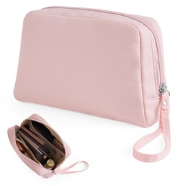 Cosmetic Pouch, Travel, Small, Cute, Small Item, Cosmetic Pouch, Accessories, Makeup Pouch, Women's, Portable, Travel, Freestanding, Dividers, Cosmetics Storage Bag, Waterproof Pouch, Cosmetic Pouch