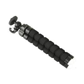 N Mini Flexible Table Tripod Light Small Universal Size for Compact Cameras Compatible All Brands Canon Nikon Sony Fuji Pentax Panasonic - Black - Adaptive French Brand