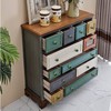 Mgoodoo 10 x Green Ceramic Door Knobs for Cupboard Cupboard