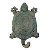 Wowser Cast Iron Turtle Wall Hook Set, Nautical Home Decor,