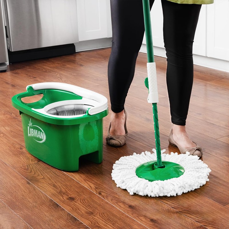 Libman Tornado Spin Mop System Plus 3 Refill Heads |