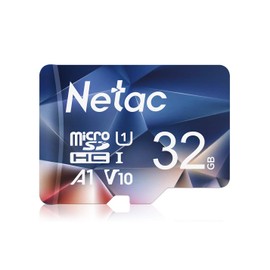 Netac 32GB Micro SD Card Micro Mini SD Card SDHC UHS-I Memory Card, High Speed TF Card up to 90MB/s - Full HD Video Recording U1, Class10, V10, A1