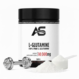 Premium Glutamine Powder [500g] - Pure - Tasteless + Additive-Free