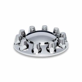 TRUX ACCESSORIES THUB-FRP33 Front Axle Cover Kit with Removable Hubcap & 33mm Threaded Nut Covers