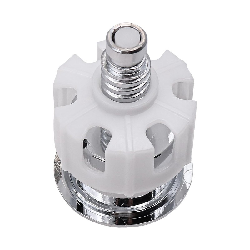 POFET Replacement Toilet Push Button, Round Double Drain Button, Compatible