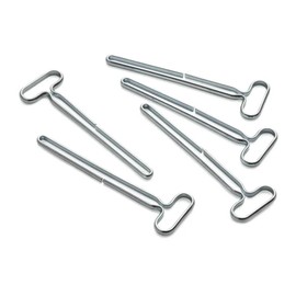 Dönges Tube wrench, steel wire, for tube width up to 7 cm (tube roller, tube squeezer, tube emptyer, tube extractor), handle width: 2.7 cm/for: tube width up to 7 cm (pack of 5)