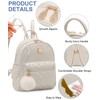 Barsine Girls Fashion Mini Backpack Purse Small Cute Plaid Leather