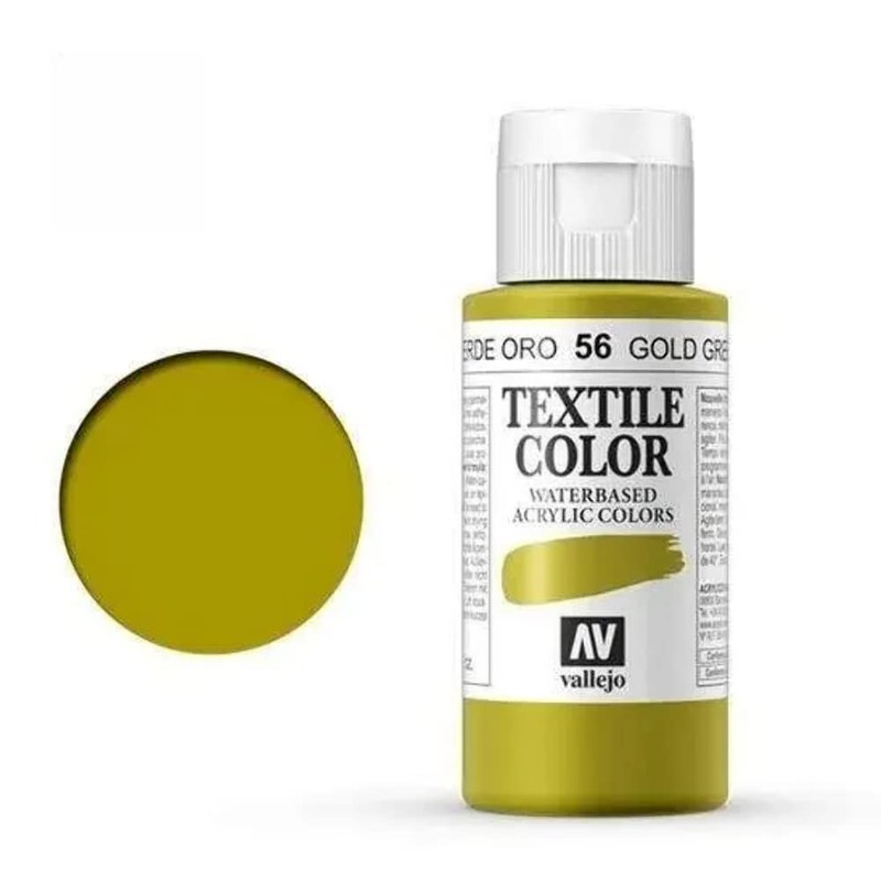 Vallejo : Textile Paint : 60ml : Golden Yellow