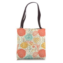 Pioneer Country Farm For Woman Vintage Turquoise Floral Tote Bag