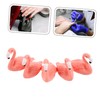 Healeved Nail Kits 5 Resin Flamingo Stands Manicure Set Nail