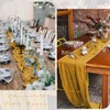 Mustard 35 x 120 Inches Long Cheesecloth Table Runner 10FT